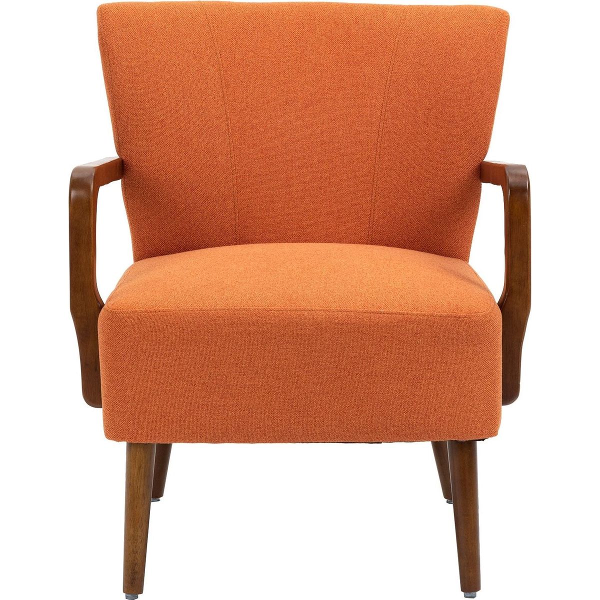 Wood Frame Armchair, Modern Accent Chair Lounge Chair for Living Room