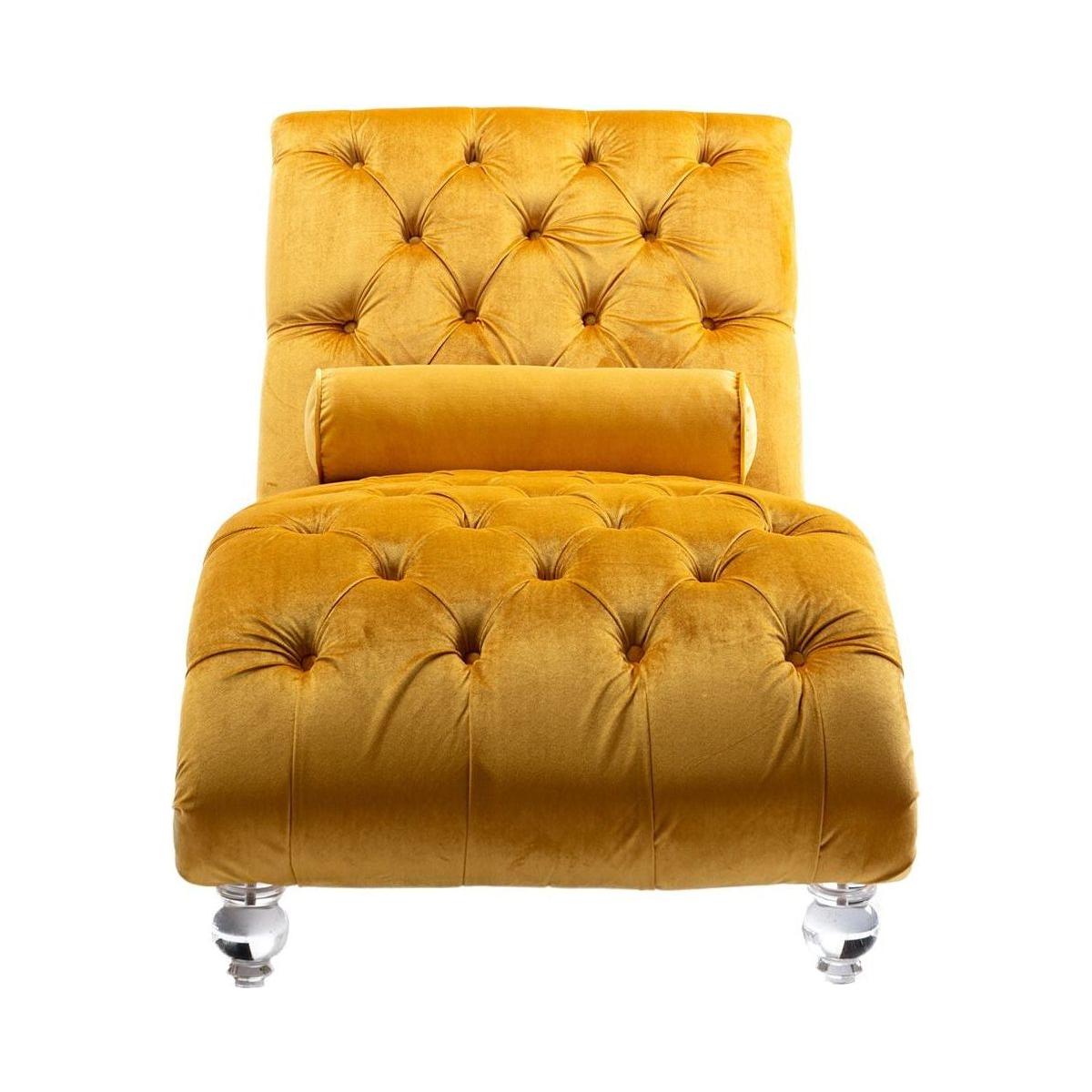 Leisure concubine sofa with acrylic feet