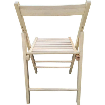 FOLDING CHAIR-2/S, FOLDABLE STYLE -NATURAL