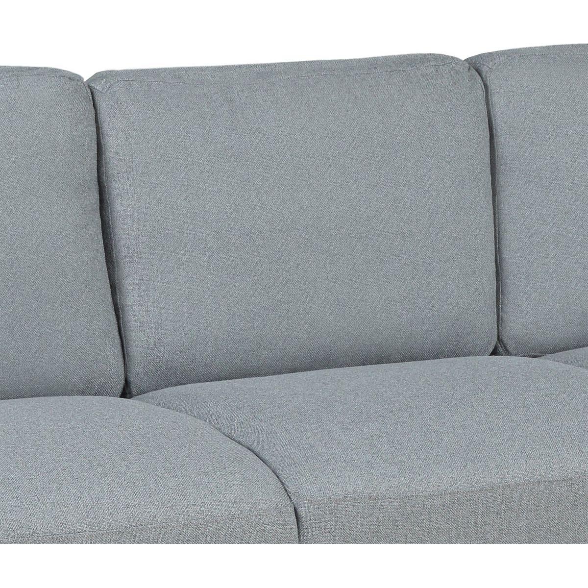 Living Room Furniture chair and 3-seat Sofa (Gray)