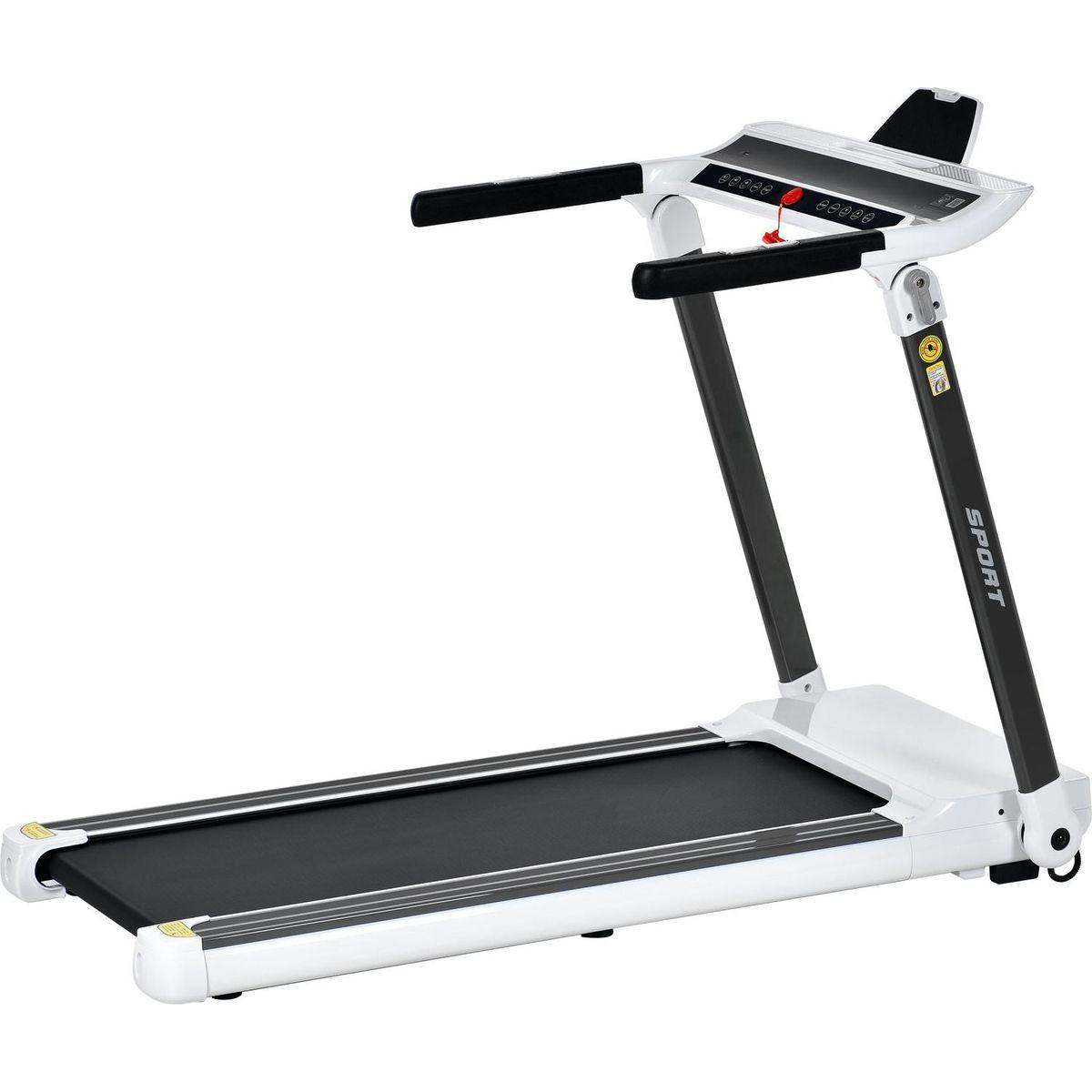 Portable Compact Treadmill;Electric Motorized 3.5HP;14KM/H;Medium Running Machine Motorised Gym 330lbs;Foldable for Home Gym Fitness Workout Jogging Walking;Bluetooth Speaker APP FITIME