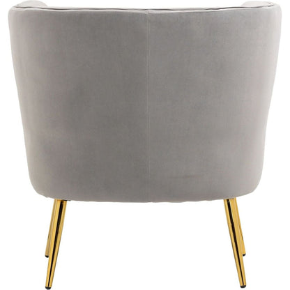 Accent Chair, leisure single chair with Golden feet