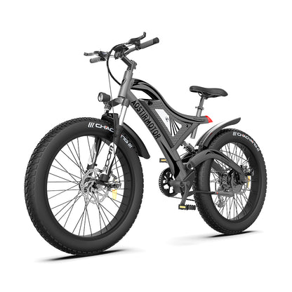 26" 750W Electric Bike Fat Tire 48V 15AH Removable Lithium Battery for Adults