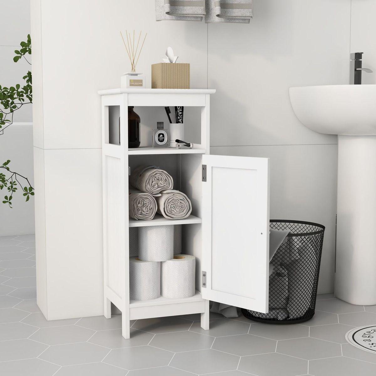 Bathroom single door cabinet - Streamdale Furniture
