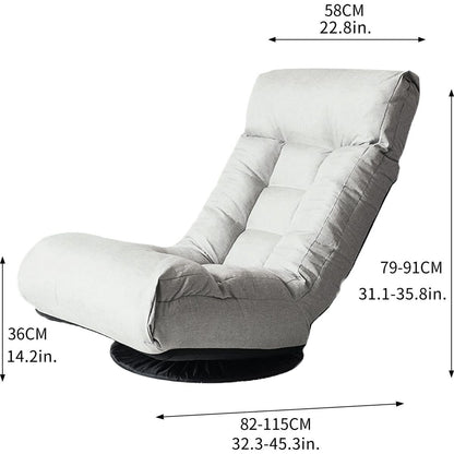 Single sofa reclining chair Japanese chair lazy sofa tatami balcony reclining chair leisure sofa adjustable chair