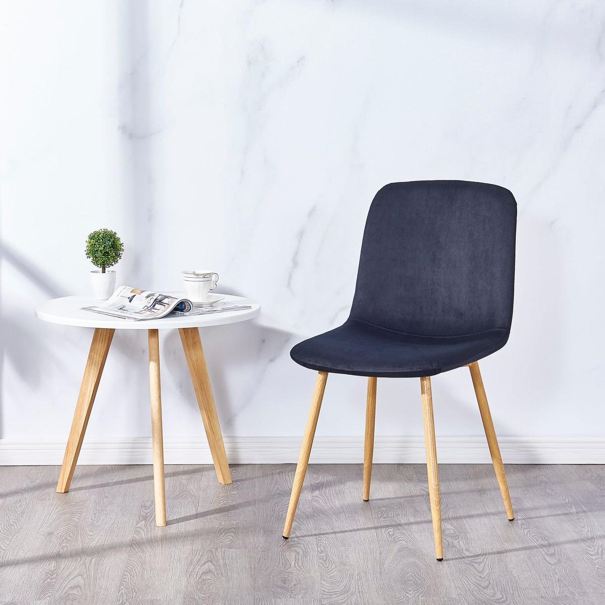 DINING CHAIR BALCK 1PC/1CTN