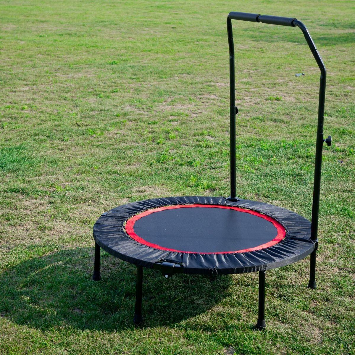 40 Inch Mini Exercise Trampoline for Adults or Kids - Indoor Fitness Rebounder Trampoline with Safety Pad Max. Load 300LBS