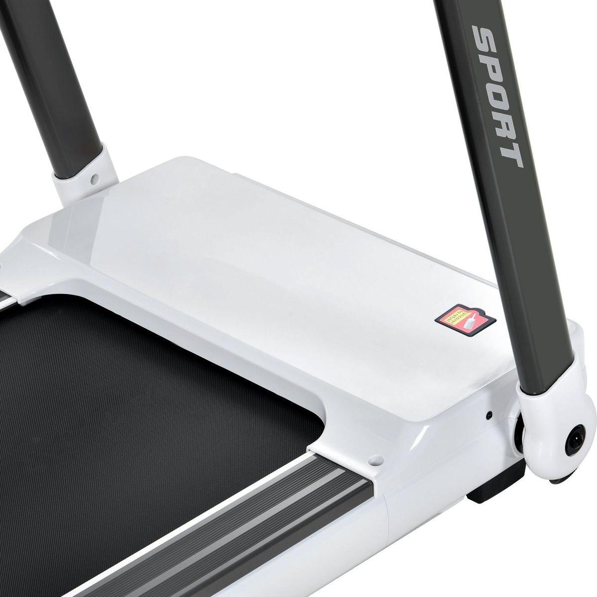 Portable Compact Treadmill;Electric Motorized 3.5HP;14KM/H;Medium Running Machine Motorised Gym 330lbs;Foldable for Home Gym Fitness Workout Jogging Walking;Bluetooth Speaker APP FITIME