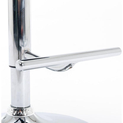 Swivel Velvet Barstools Adjusatble Seat Height from 25-33 Inch, Modern Upholstered Chrome base Bar Stools with Backs Comfortable Tufted for Home Pub and Kitchen Islandlue, Set of 2) - Streamdale Furniture