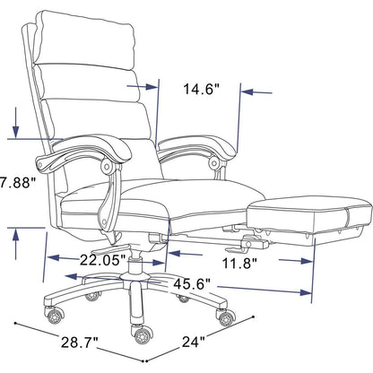 Exectuive Chair High Back Adjustable Managerial Home Desk Chair