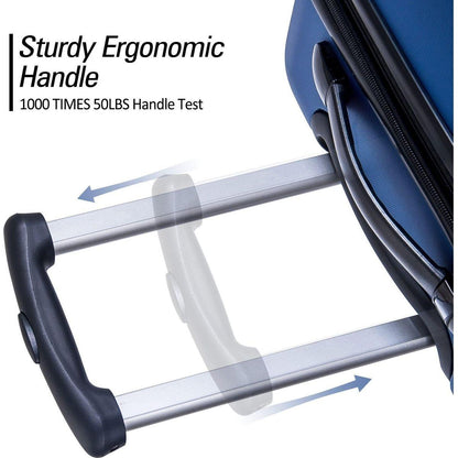 3 Piece Luggage Set Hardside Spinner Suitcase with TSA Lock 20" 24' 28" Available