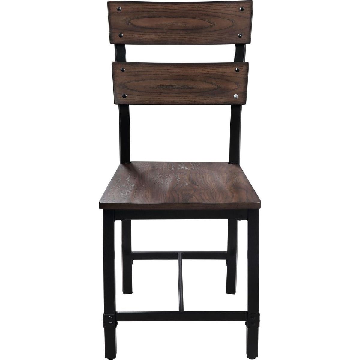 Mariatu Side Chair (Set-2), Oak (2Pc/1Ctn)