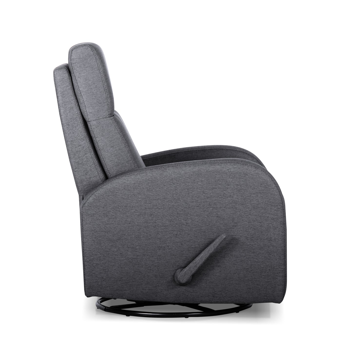 York Handle Manual Glider Swivel Recliner