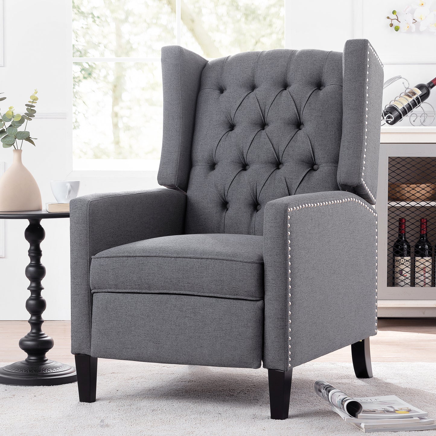 27" Wide Manual Wing Chair Recliner