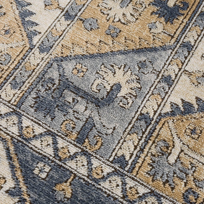 Dakota Tiled Border Area Rug