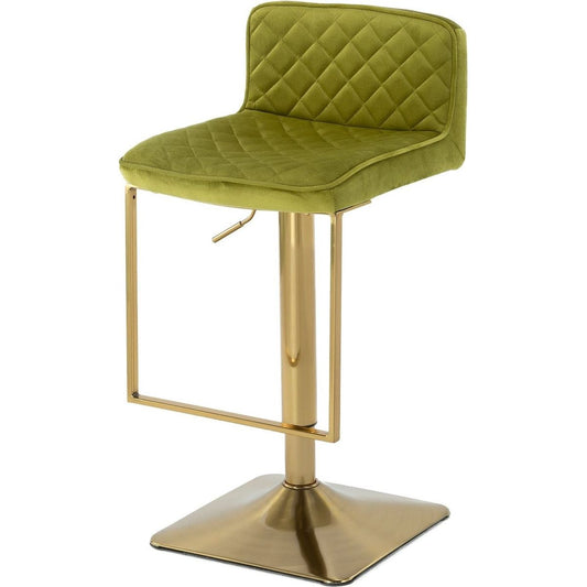 Bar Stools - Swivel Barstool Chairs with Back, Modern Pub Kitchen Counter Height, velvet