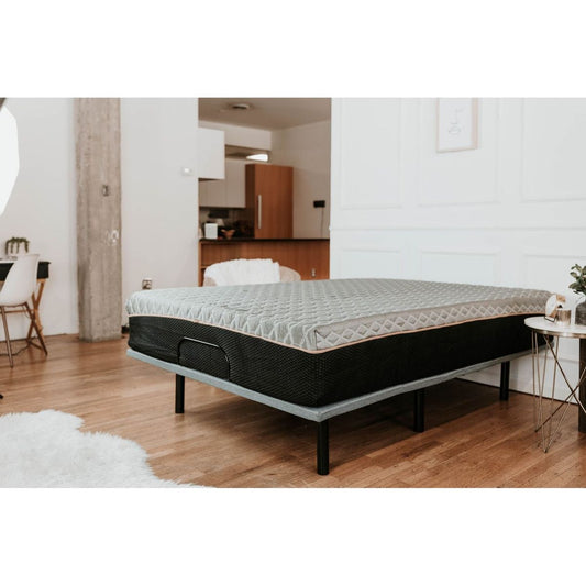 Copper Infused Hybrid 14 In Plush Memory Foam Queen Mattress