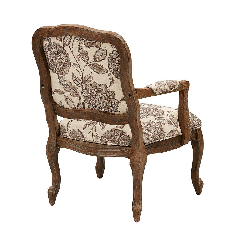 Monroe Camel Back Exposed Wood Chair