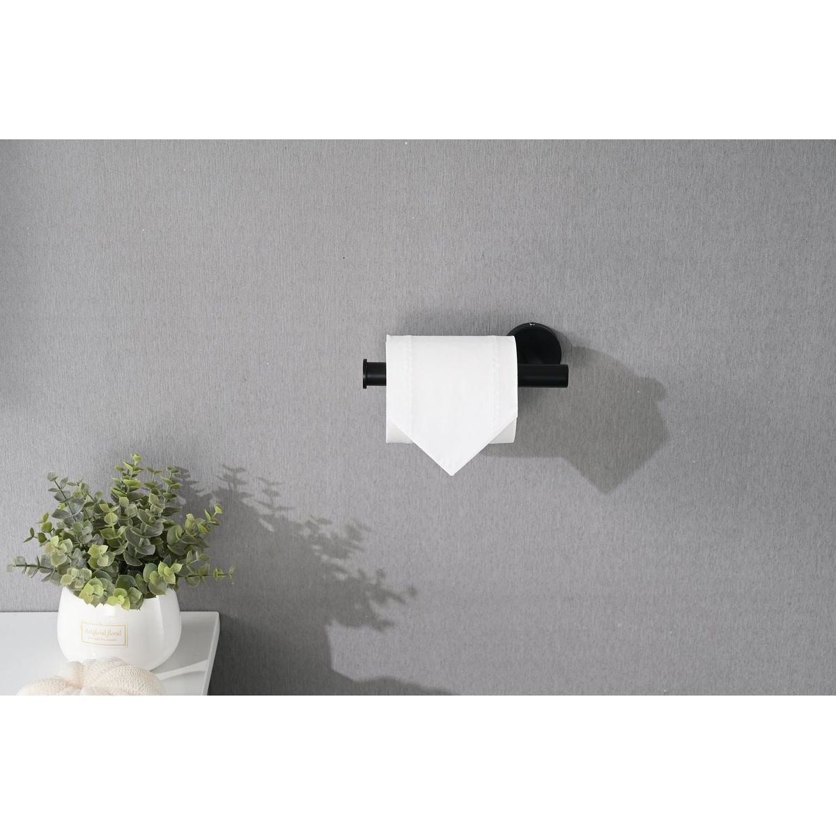 Bathroom Matte Black Hardware Accessories 5 Pieces Set