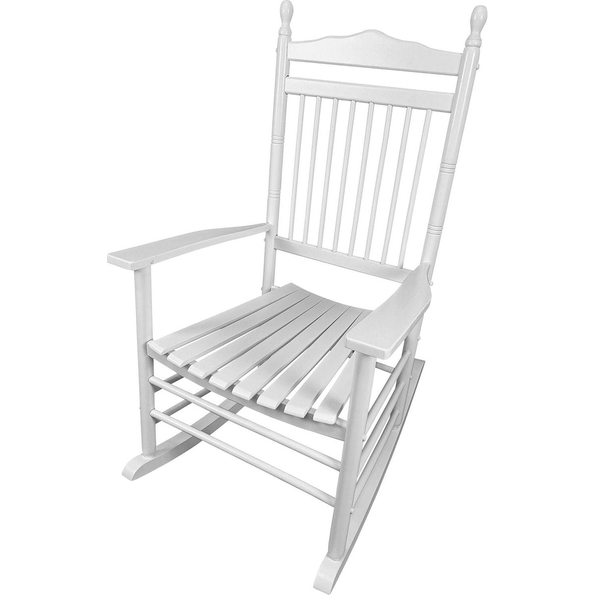 BALCONY PORCH ADULT ROCKING CHAIR - WHITE