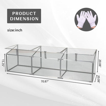 Polycarbonate Greenhouse for Outdoors in Winter - Streamdale Furniture