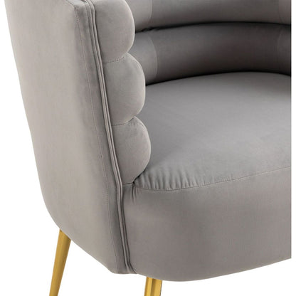 Accent Chair, leisure single chair with Golden feet