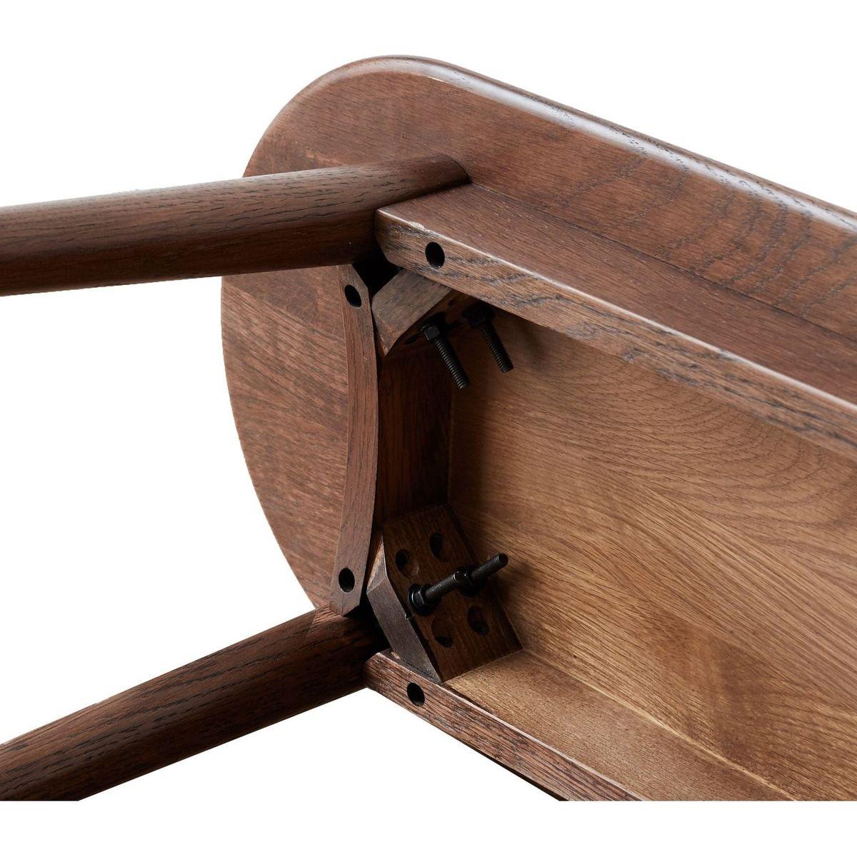 Natural Oak Wood for Dining Bench Table Bench for Living Room