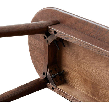 Natural Oak Wood for Dining Bench Table Bench for Living Room