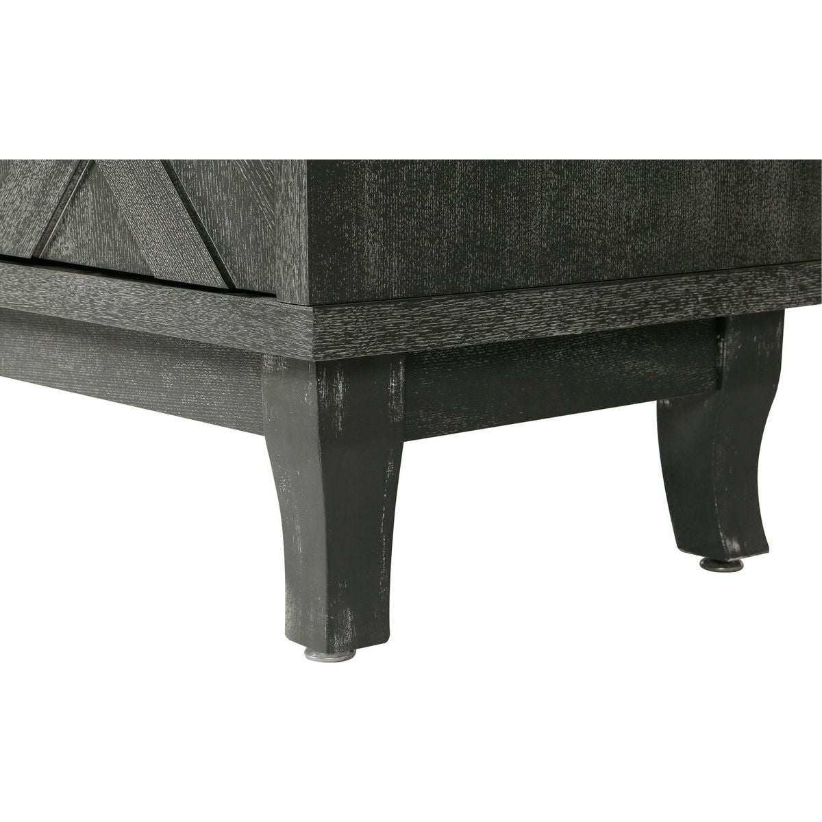 Stronger Vintage Style Buffet Cabinet, Lacquered Accent Storage 4 Door Wooden Cabinets, Thickened Sideboard Storage Cabinet for Entryway, Living Room, Taupe Grey - Streamdale Furniture
