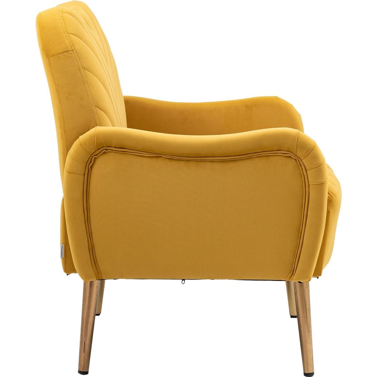 Velvet Chair, Accent chair/ Living room lesiure chair with metal feet