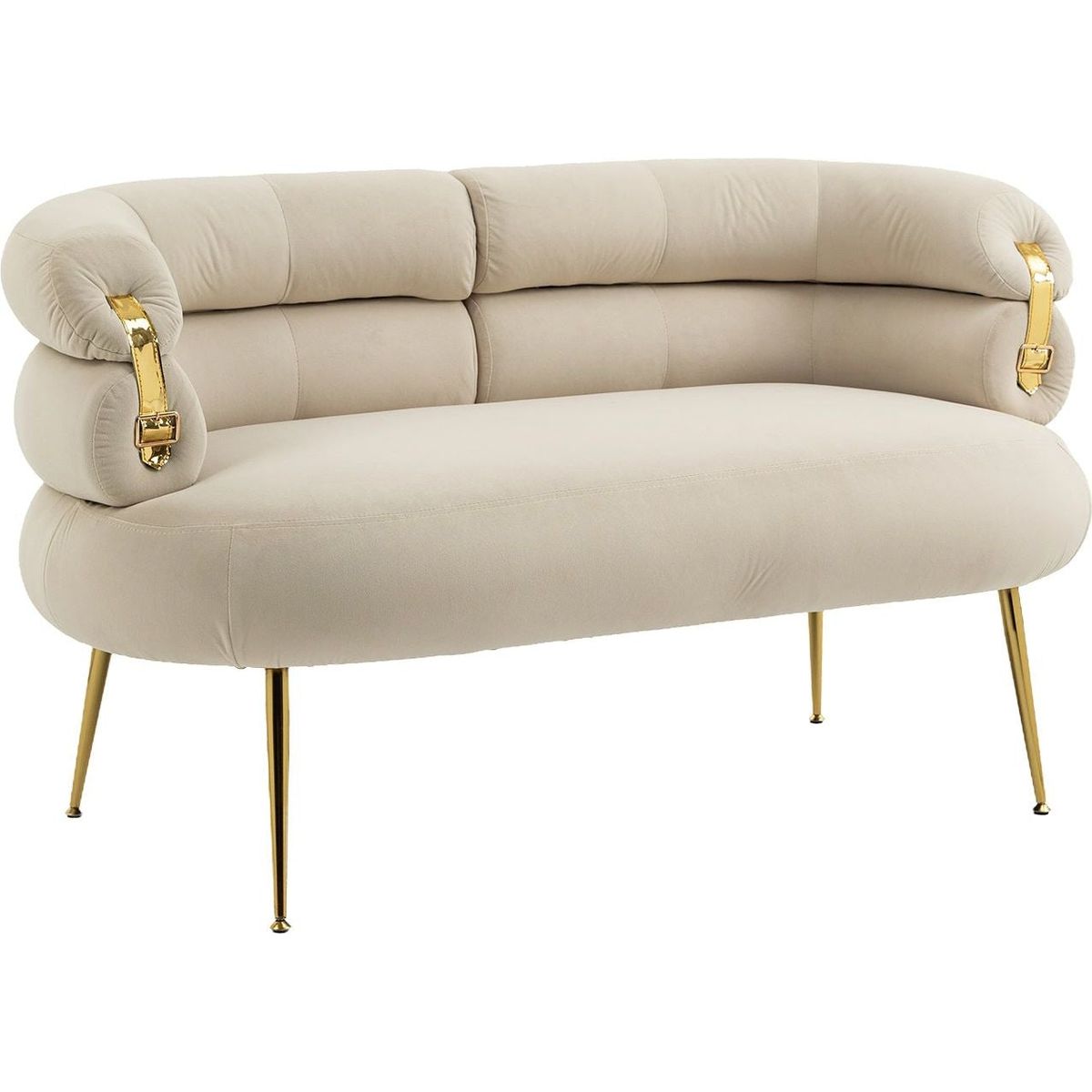 Accent Chair, leisure chair with Golden feet