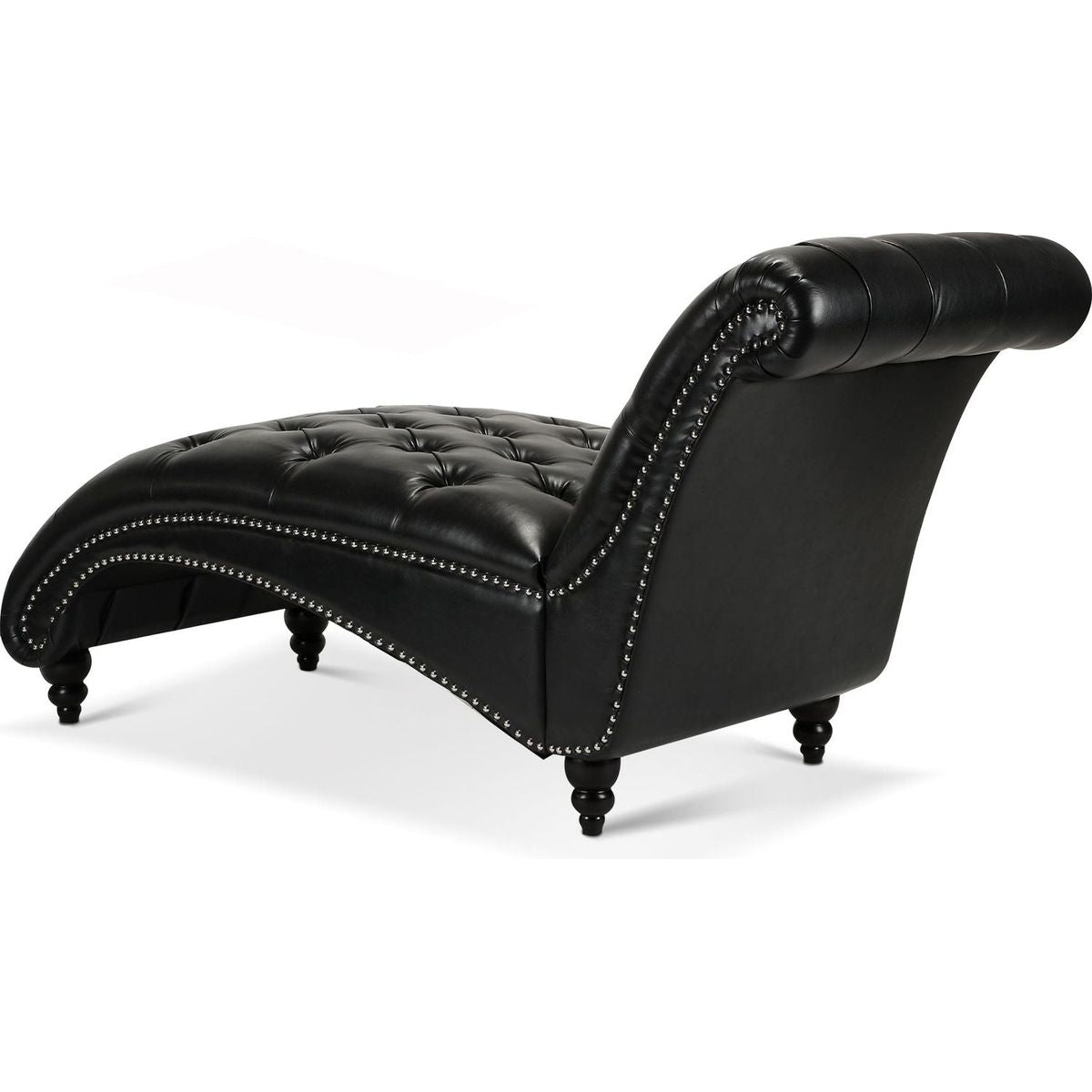 Tufted Armless Chaise Lounge