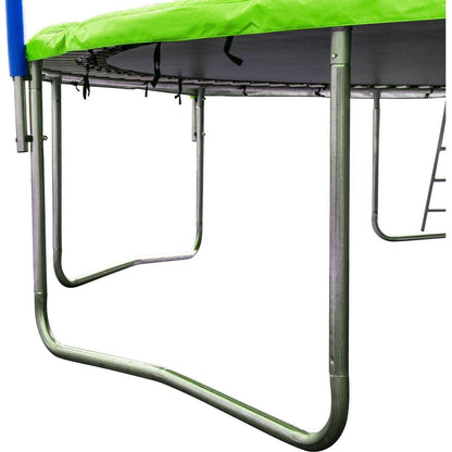 16FT TRAMPOLINE (GREEN) WITH BACKBOARD