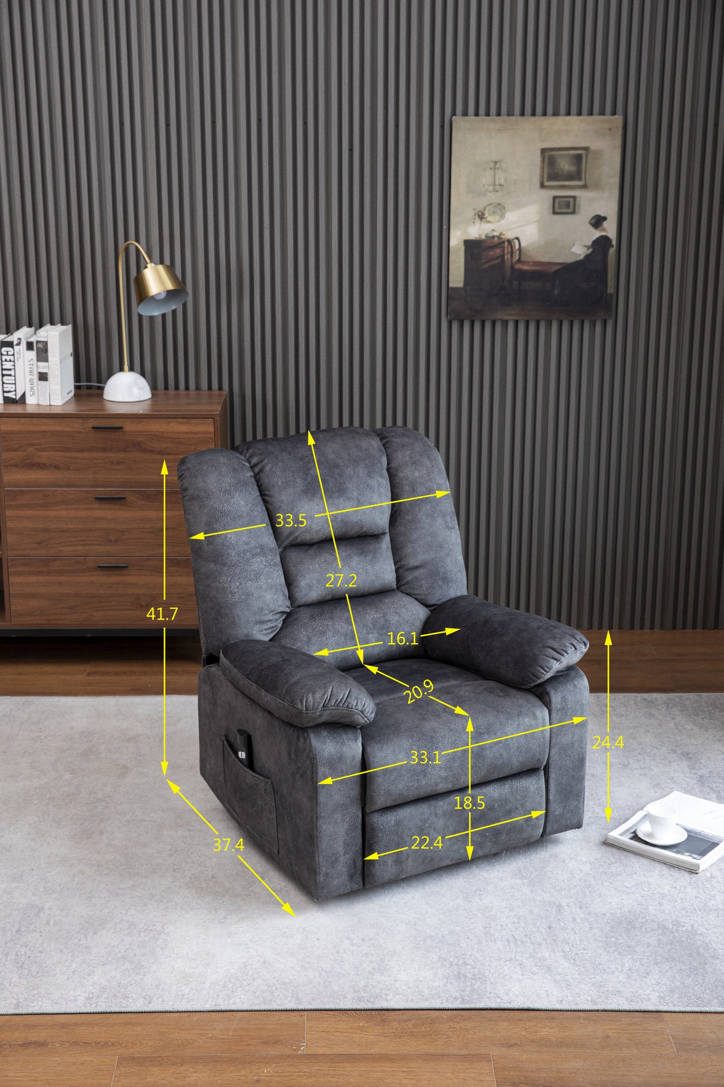 Recliners Lift Chair Relax Sofa Chair Livingroom Furniture Living Room Power Electric Reclining for Elderly