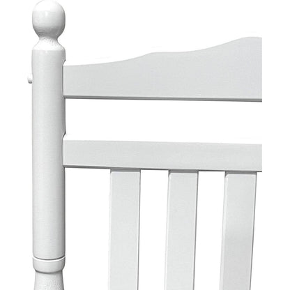 BALCONY PORCH ADULT ROCKING CHAIR - WHITE