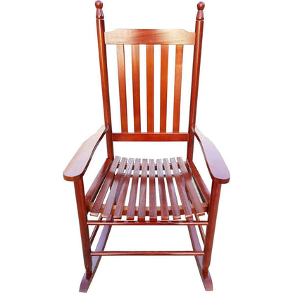 wooden porch rocker chair Brown