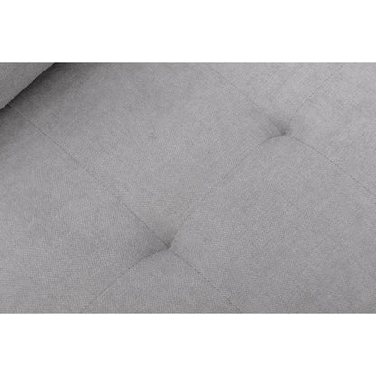 Sleeper Sectional Sofa, L-Shape Corner Couch Sofa-Bed with Storage Ottoman & Hidden Arm Storage & USB Charge for Living Room Apartment, Gray