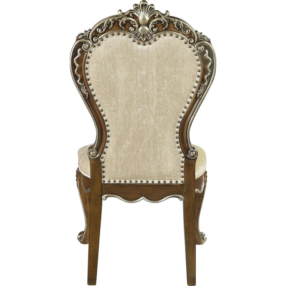 Latisha SIDE CHAIR (SET-2) Antique Oak Finish