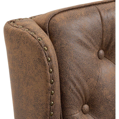 Wood Frame Armchair, Modern Accent Chair Lounge Chair for Living Room