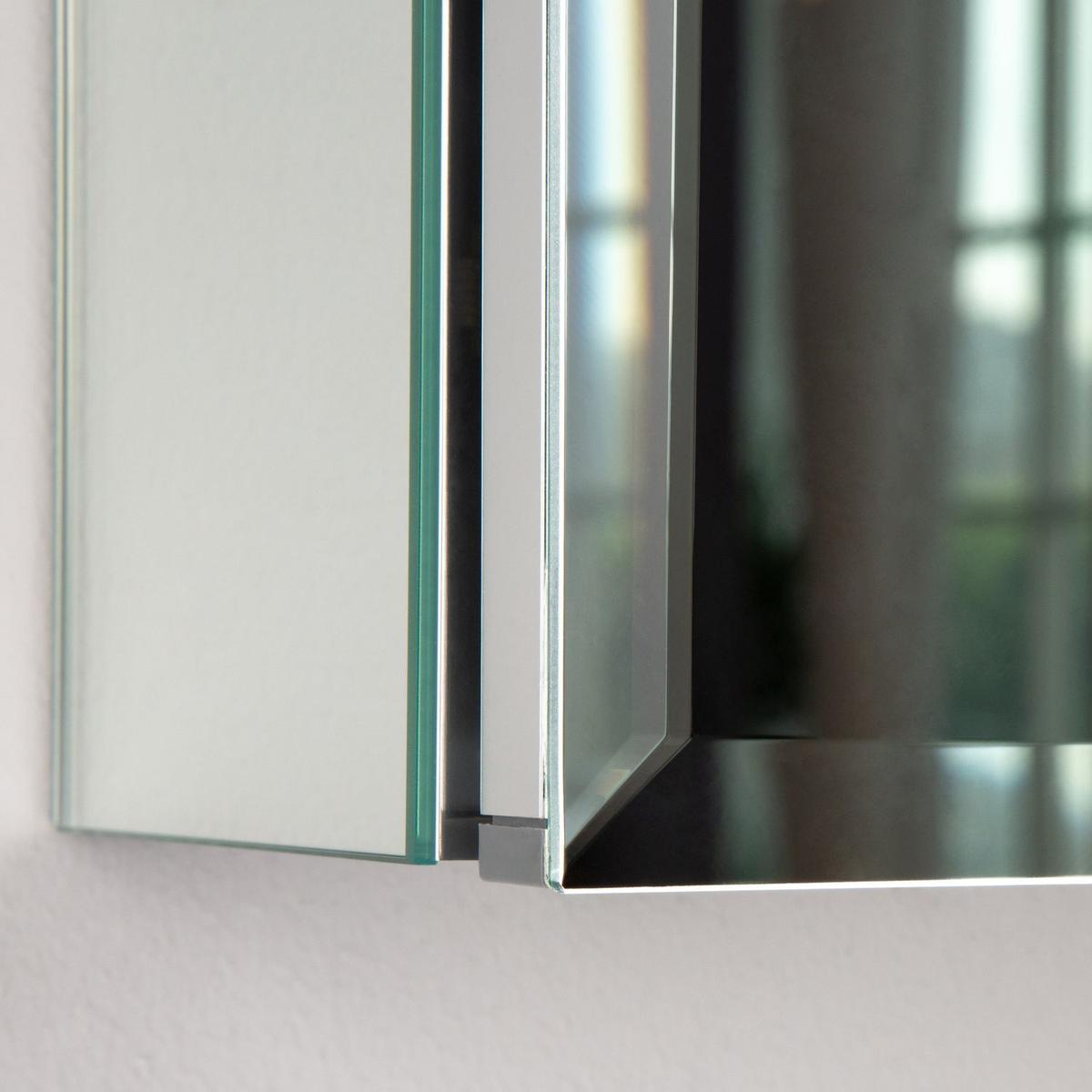 30x26 inch Double door mirror medicine cabinet Surface Mount or Recess aluminum