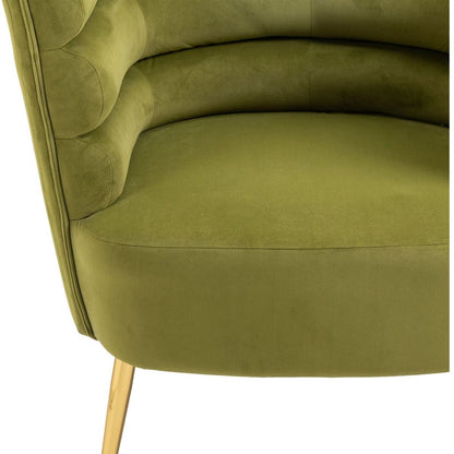 Accent Chair, leisure single chair with Golden feet