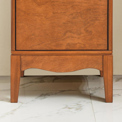 Modern Bathroom Floor Cabinet &Linen cabinet with Adjustable Shelves, Antique Brass (14.5"x12.6"x35.7")