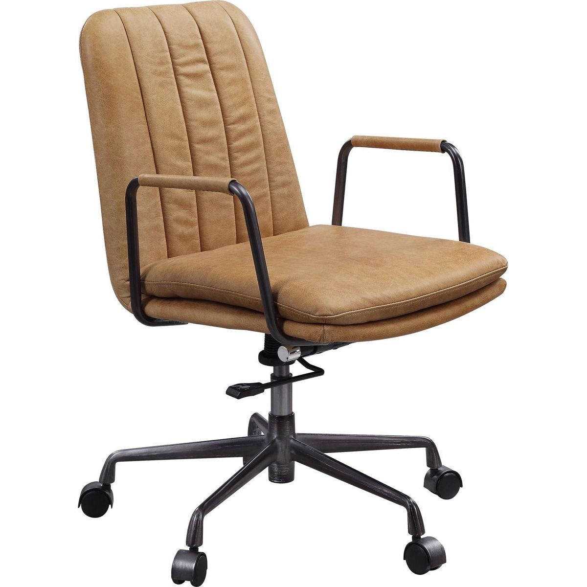 Eclarn Office Chair in Rum Top Grain Leather