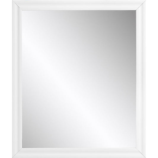 Gaines Mirror, White High Gloss Finish