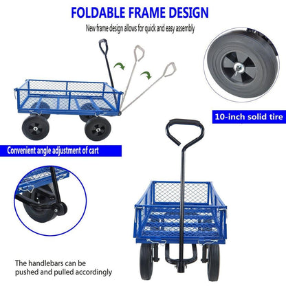 Tools cart Wagon Cart Garden cart trucks make it easier to transport firewood