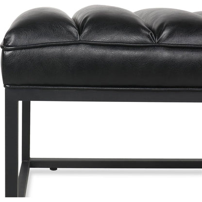 Metal Base Upholstered Bench for Bedroom for Entryway