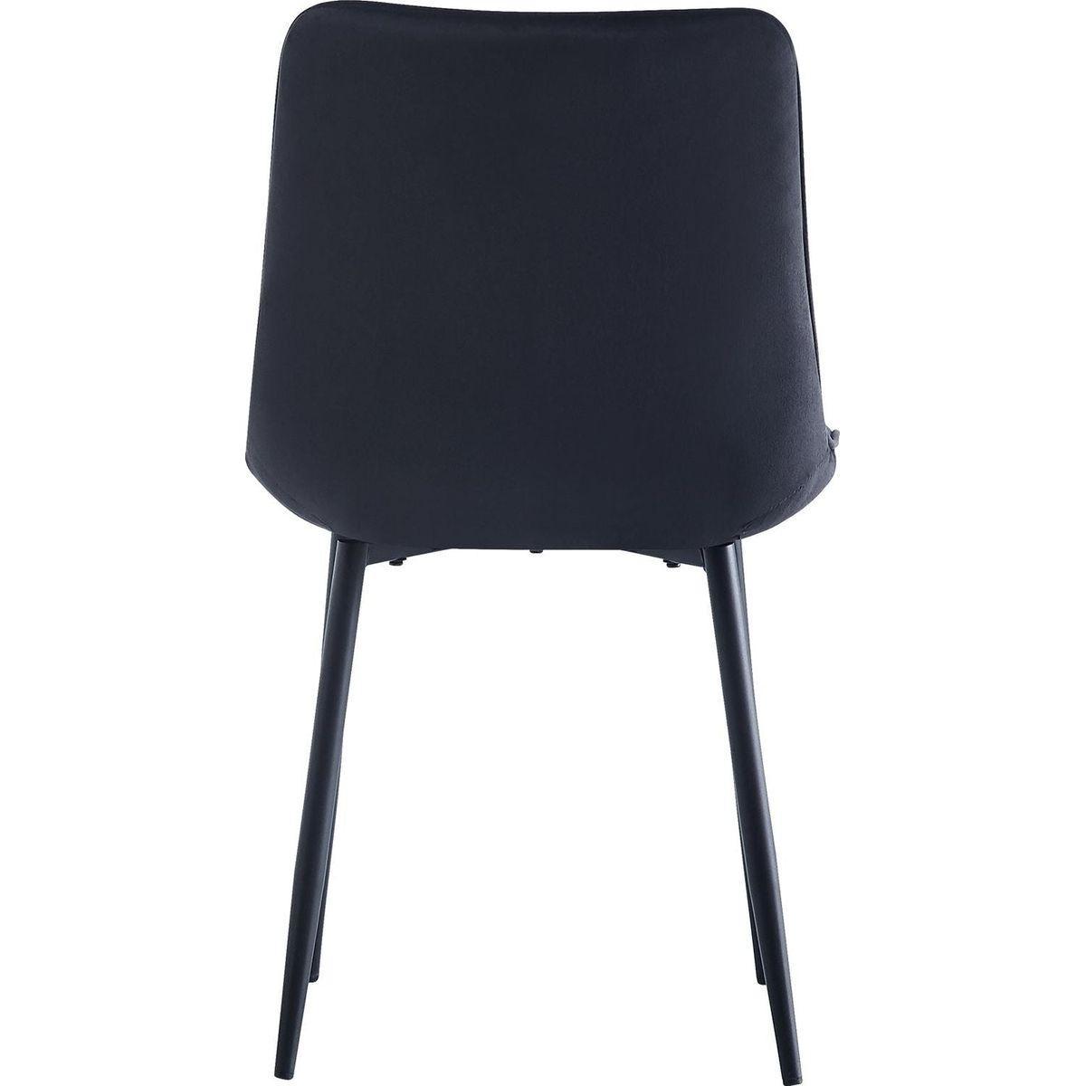 Dining Chair 2PCS (BLACK), Modern style, New technology, Suitable for restaurants, cafes, taverns, offices, living rooms, reception rooms