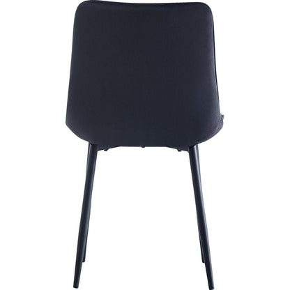 Dining Chair 2PCS (BLACK), Modern style, New technology, Suitable for restaurants, cafes, taverns, offices, living rooms, reception rooms