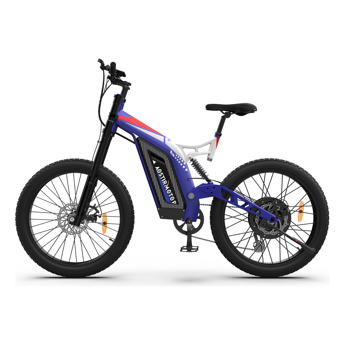 26" 1500W Electric Bike Fat Tire P7 48V 20AH Removable Lithium Battery for Adults S17-1500W