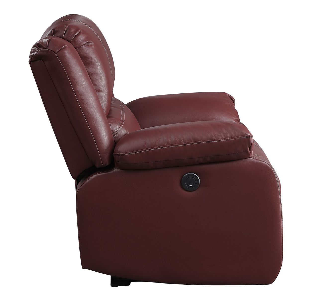 Zuriel Power Recliner, Red PU 52153